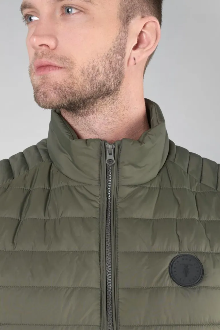 Le Temps des Cerises Doudoune Sans Manches Croz Kaki-Homme Vestes & Manteaux
