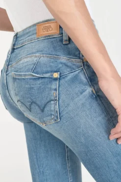 Le Temps des Cerises Fawn Pulp Slim 7/8 Eme Jeans Bleu N°4-Femme Coupe Slim