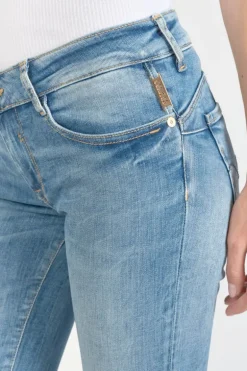 Le Temps des Cerises Fawn Pulp Slim 7/8 Eme Jeans Bleu N°4-Femme Coupe Slim