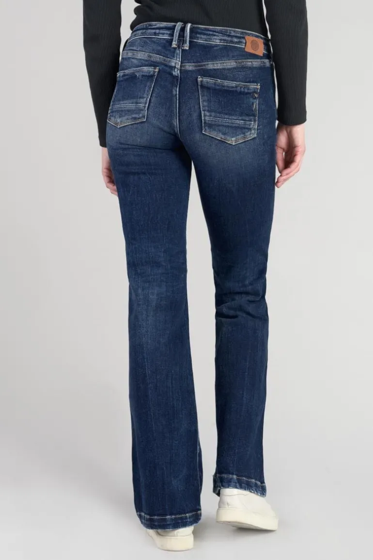 Le Temps des Cerises Foch Flare Jeans Destroy Bleu N°2-Femme Coupe Flare / Bootcut