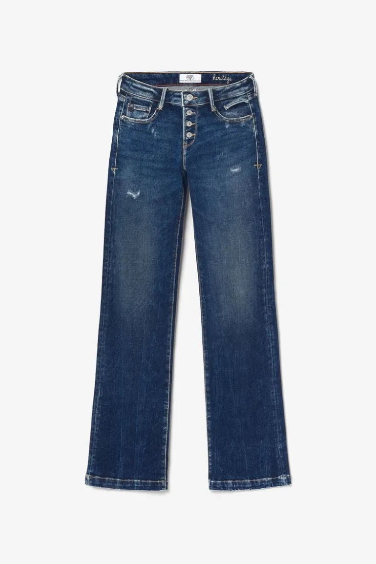 Le Temps des Cerises Foch Flare Jeans Destroy Bleu N°2-Femme Coupe Flare / Bootcut