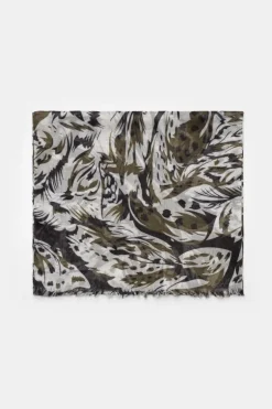 Le Temps des Cerises Foulard Jadida Kaki-Femme Écharpes & Foulards