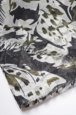 Le Temps des Cerises Foulard Jadida Kaki-Femme Écharpes & Foulards