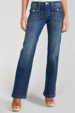Le Temps des Cerises Four Flare Jeans Bleu N°2-Femme Coupe Flare / Bootcut