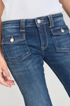 Le Temps des Cerises Four Flare Jeans Bleu N°2-Femme Coupe Flare / Bootcut