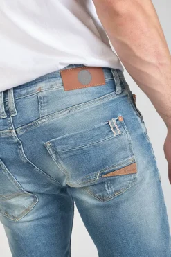 Le Temps des Cerises Ginier 700/11 Adjusted Jeans Destroy Bleu N°4-Homme Coupe Adjusted
