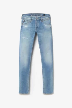Le Temps des Cerises Ginier 700/11 Adjusted Jeans Destroy Bleu N°4-Homme Coupe Adjusted