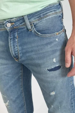 Le Temps des Cerises Jogg 700/11 Adjusted Jeans Destroy Bleu N°4-Homme Coupe Adjusted