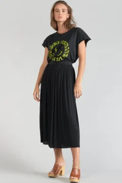 Le Temps des Cerises Jupe Longue Antonik Noire-Femme Shorts & Jupes