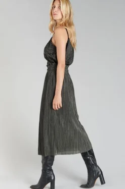 Le Temps des Cerises Jupe Longue Karoli Kaki-Femme Shorts & Jupes