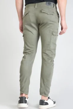 Le Temps des Cerises Koge Army Jogg Tapered Arque Kaki-Homme Pantalons & Chinos