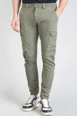 Le Temps des Cerises Koge Army Jogg Tapered Arque Kaki-Homme Pantalons & Chinos