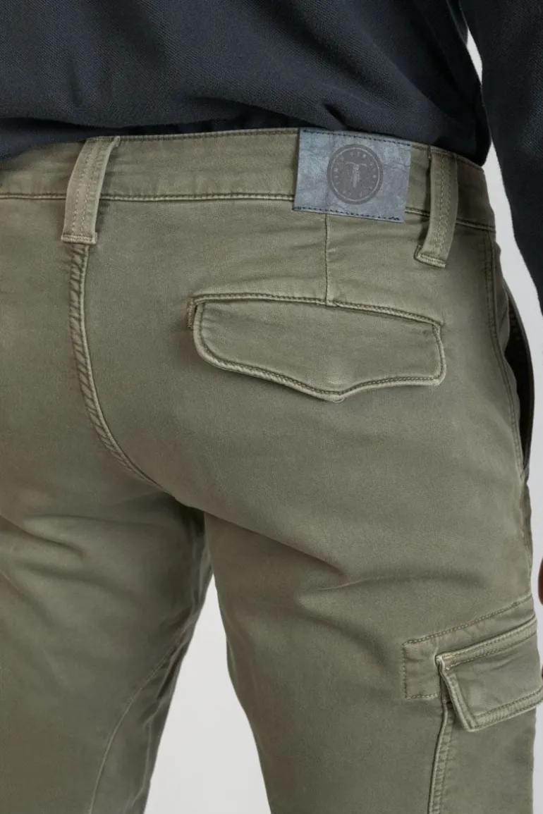 Le Temps des Cerises Koge Army Jogg Tapered Arque Kaki-Homme Pantalons & Chinos