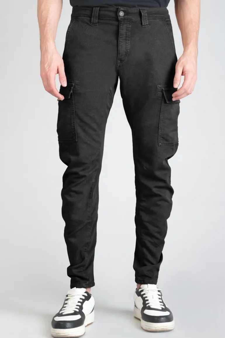 Le Temps des Cerises Koge Army Jogg Tapered Arque Noir-Homme Pantalons & Chinos