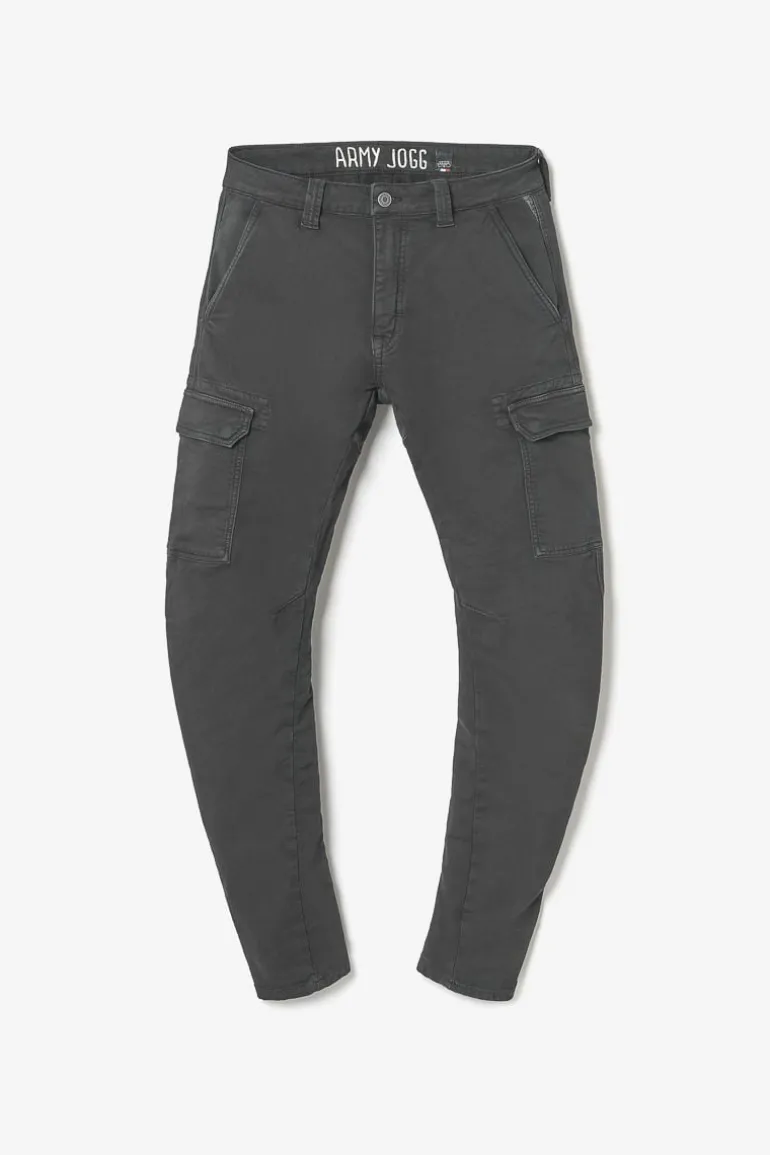 Le Temps des Cerises Koge Army Jogg Tapered Arque Noir-Homme Pantalons & Chinos