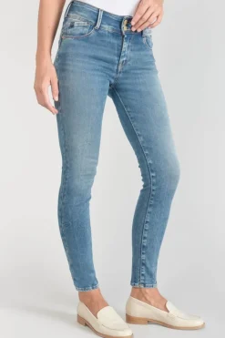 Le Temps des Cerises Luri Ultra Pulp Slim Taille Haute 7/8Eme Jeans Bleu N°4-Femme Coupe Slim