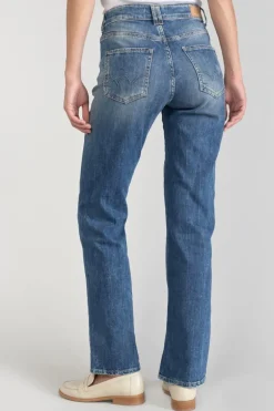Le Temps des Cerises Luxe 400/19 Mom Taille Haute Jeans Destroy Bleu N°2-Femme Coupe Regular