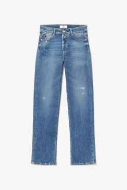 Le Temps des Cerises Luxe 400/19 Mom Taille Haute Jeans Destroy Bleu N°2-Femme Coupe Regular