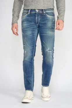 Le Temps des Cerises Marvin 700/11 Adjusted Jeans Destroy Vintage Bleu N°2-Homme Coupe Adjusted