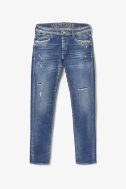 Le Temps des Cerises Marvin 700/11 Adjusted Jeans Destroy Vintage Bleu N°2-Homme Coupe Adjusted