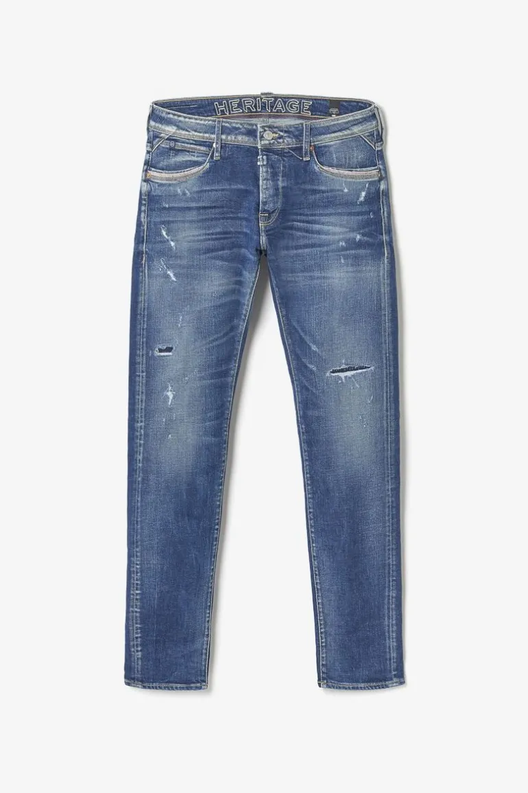 Le Temps des Cerises Marvin 700/11 Adjusted Jeans Destroy Vintage Bleu N°2-Homme Coupe Adjusted