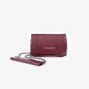 Le Temps des Cerises Mini Sac A Bandouliere Jade Bordeaux Plisse-Femme Sacs & Portefeuilles