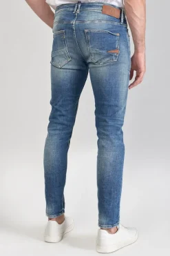 Le Temps des Cerises Mistral Power Skinny 7/8Eme Jeans Destroy Bleu N°3-Homme Coupe Skinny