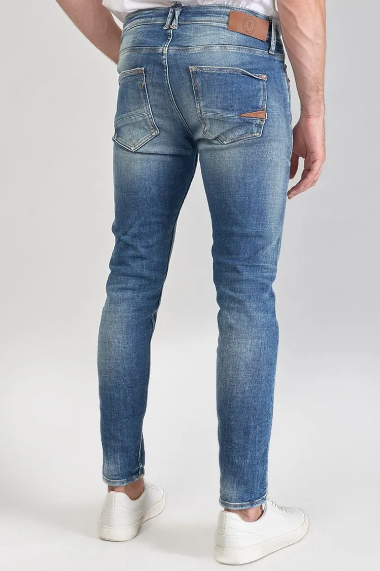 Le Temps des Cerises Mistral Power Skinny 7/8Eme Jeans Destroy Bleu N°3-Homme Coupe Skinny