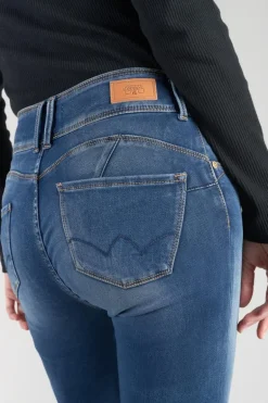 Le Temps des Cerises Mood Ultra Pulp Slim 7/8Eme Jeans Bleu N°3-Femme Coupe Slim