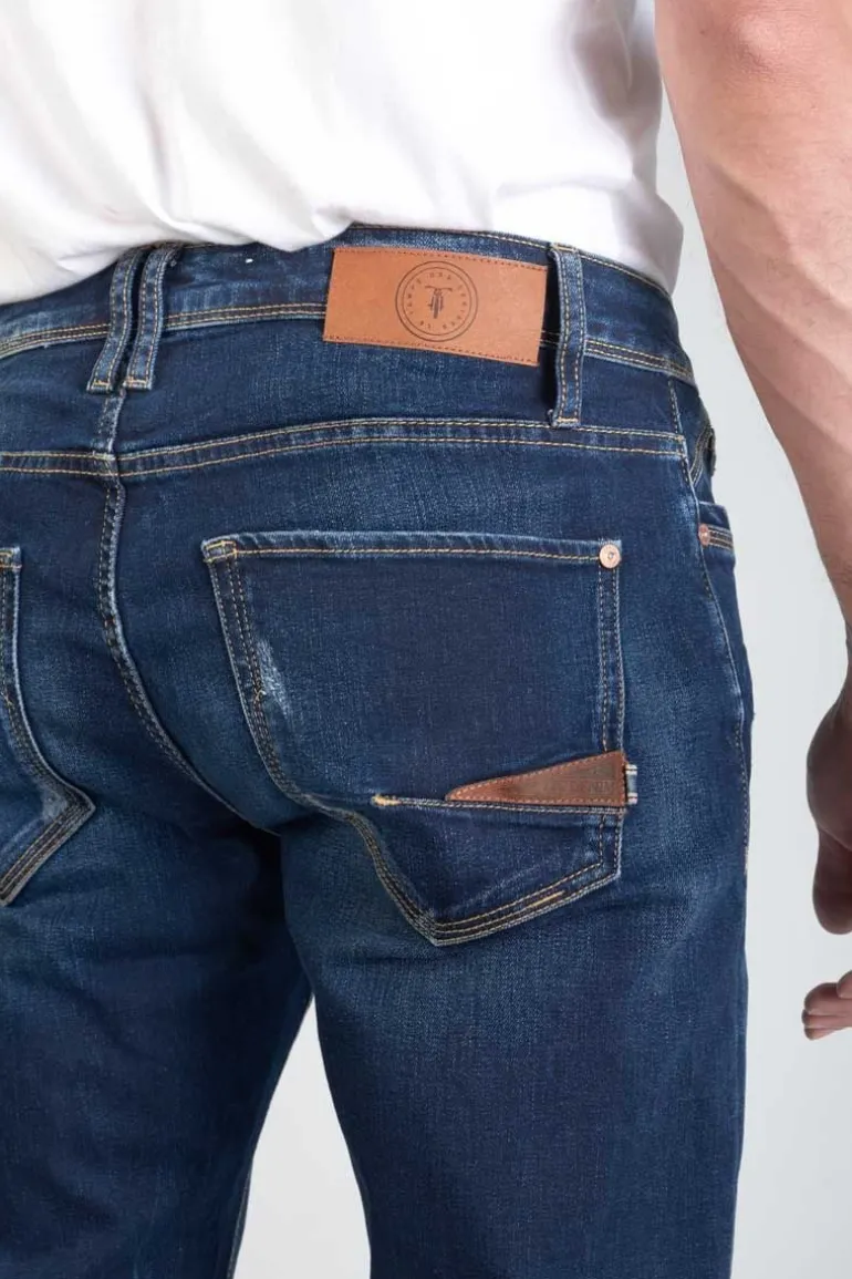 Le Temps des Cerises Nicolay 700/11 Adjusted Jeans Destroy Bleu N°1-Homme Coupe Adjusted