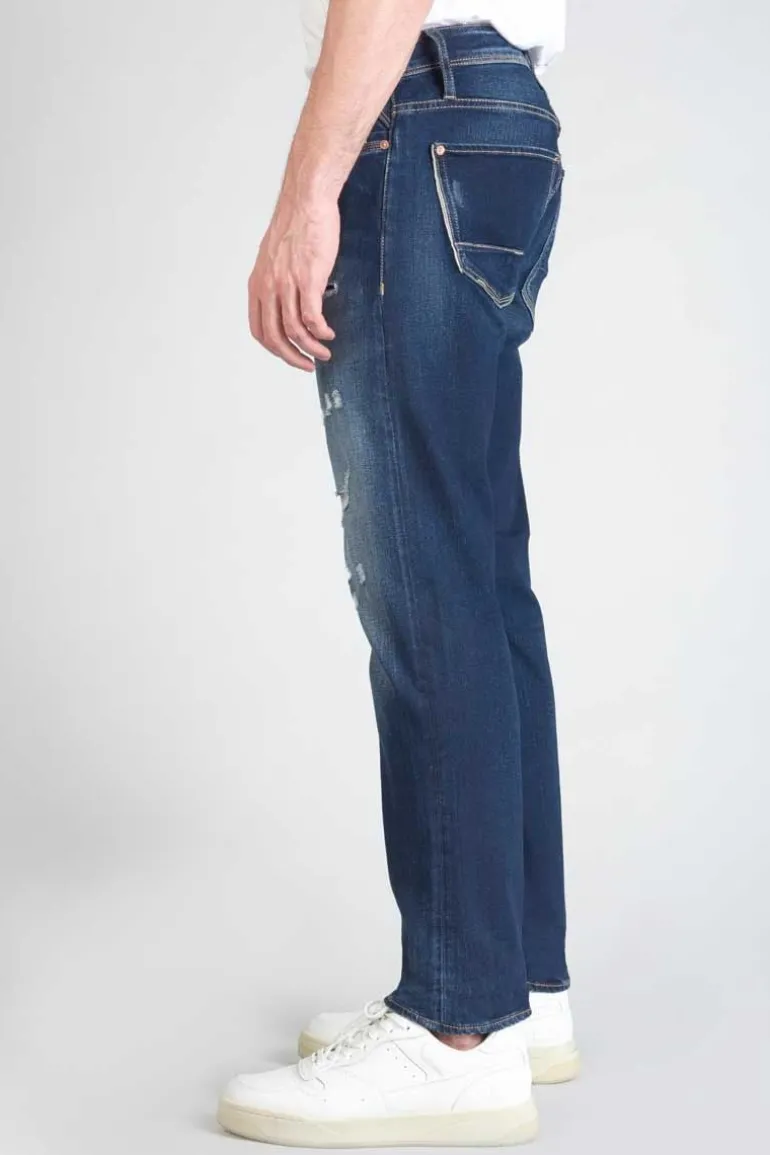 Le Temps des Cerises Nicolay 700/11 Adjusted Jeans Destroy Bleu N°1-Homme Coupe Adjusted