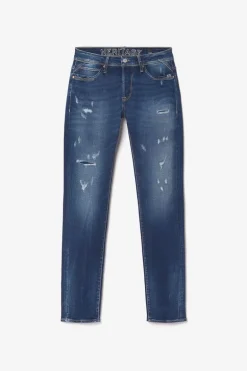 Le Temps des Cerises Nicolay 700/11 Adjusted Jeans Destroy Bleu N°1-Homme Coupe Adjusted