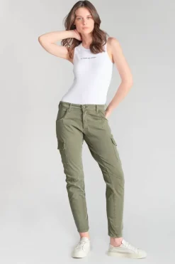 Le Temps des Cerises Pantalon Cargo 7/8 Eme Rivera Kaki-Femme Pantalons & Chinos