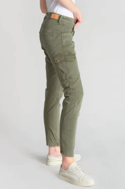 Le Temps des Cerises Pantalon Cargo 7/8 Eme Rivera Kaki-Femme Pantalons & Chinos