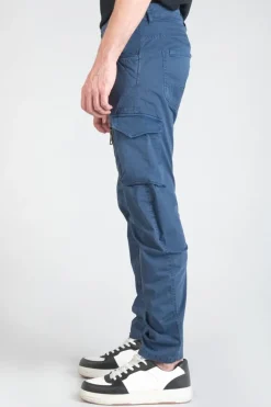 Le Temps des Cerises Pantalon Cargo Alban Bleu-Homme Pantalons & Chinos