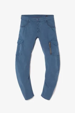 Le Temps des Cerises Pantalon Cargo Alban Bleu-Homme Pantalons & Chinos