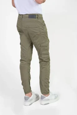 Le Temps des Cerises Pantalon Cargo Alban Kaki-Homme Pantalons & Chinos