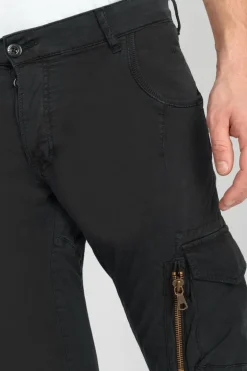 Le Temps des Cerises Pantalon Cargo Alban Noir-Homme Pantalons & Chinos