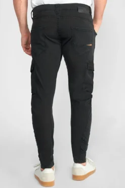 Le Temps des Cerises Pantalon Cargo Alban Noir-Homme Pantalons & Chinos