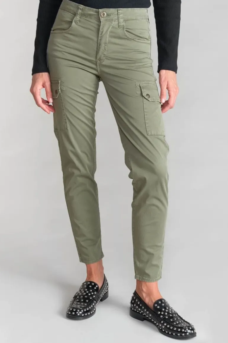 Le Temps des Cerises Pantalon Cargo Balard Kaki-Femme Pantalons & Chinos