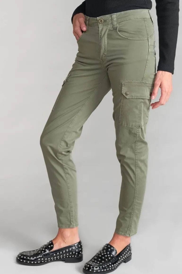 Le Temps des Cerises Pantalon Cargo Balard Kaki-Femme Pantalons & Chinos