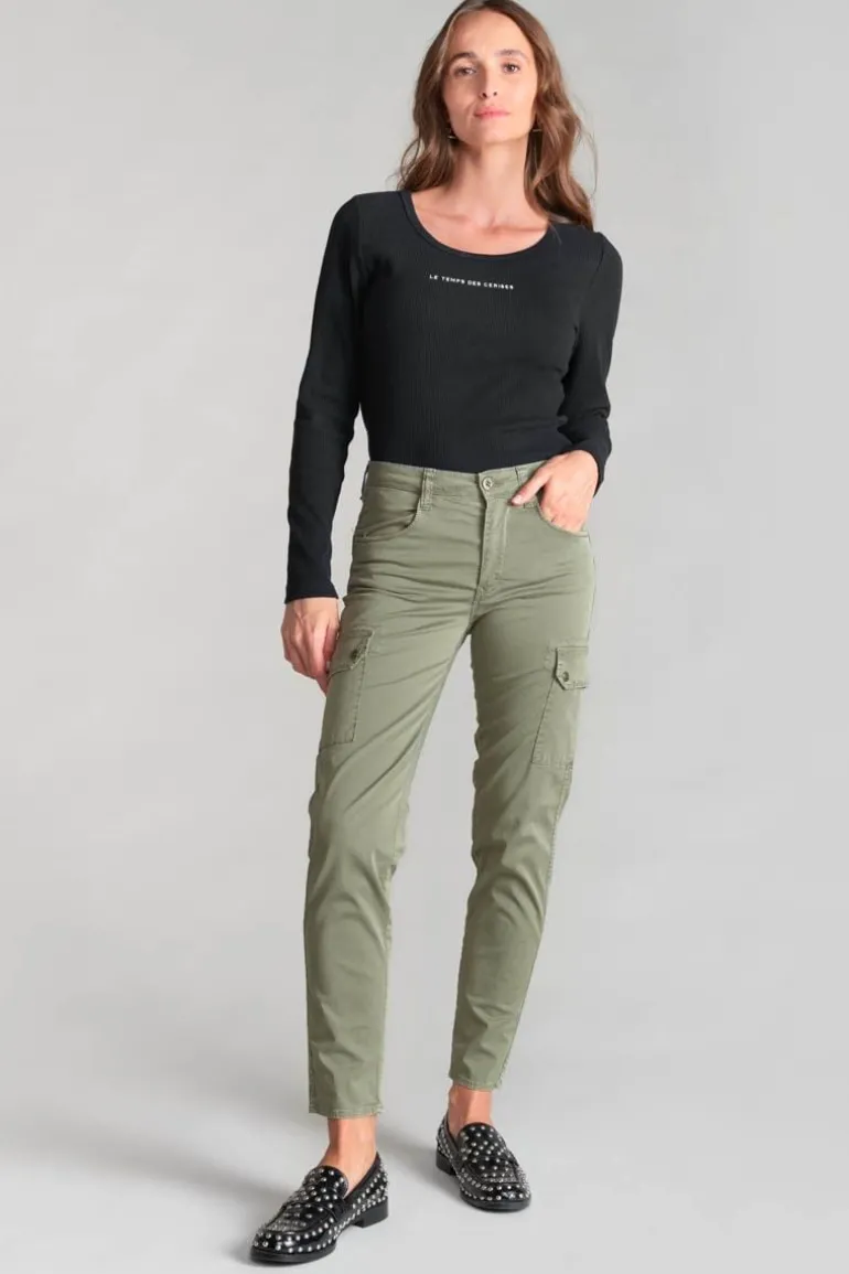 Le Temps des Cerises Pantalon Cargo Balard Kaki-Femme Pantalons & Chinos