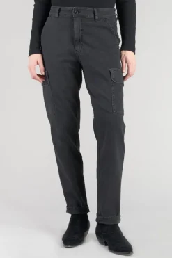 Le Temps des Cerises Pantalon Cargo Castellas Noir-Femme Pantalons & Chinos