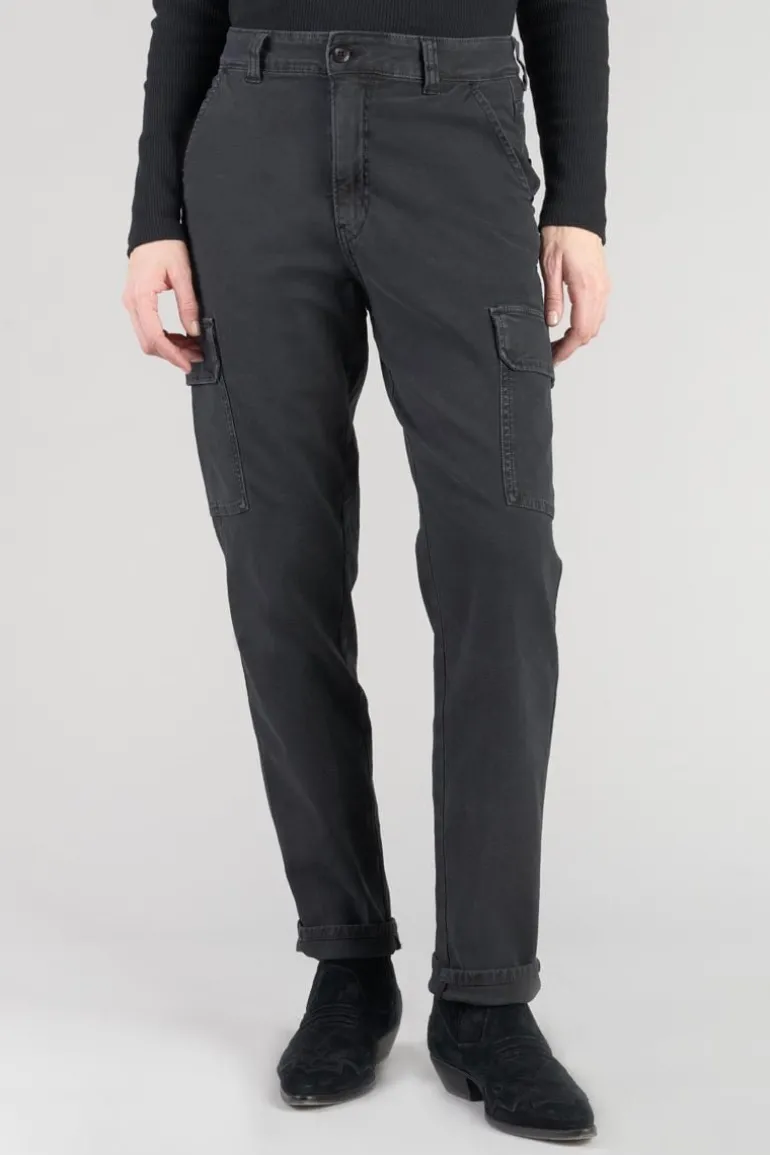 Le Temps des Cerises Pantalon Cargo Castellas Noir-Femme Pantalons & Chinos