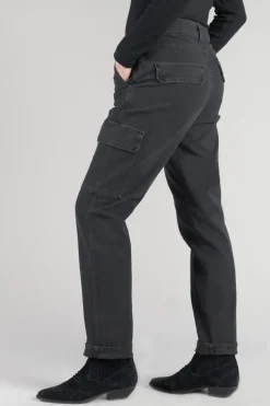 Le Temps des Cerises Pantalon Cargo Castellas Noir-Femme Pantalons & Chinos