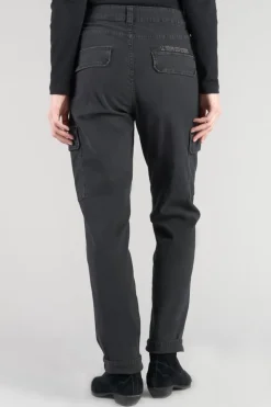 Le Temps des Cerises Pantalon Cargo Castellas Noir-Femme Pantalons & Chinos