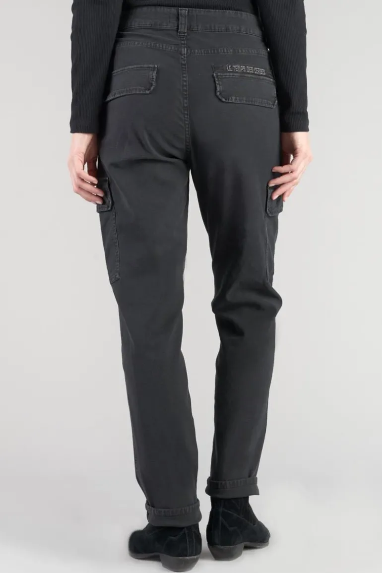 Le Temps des Cerises Pantalon Cargo Castellas Noir-Femme Pantalons & Chinos