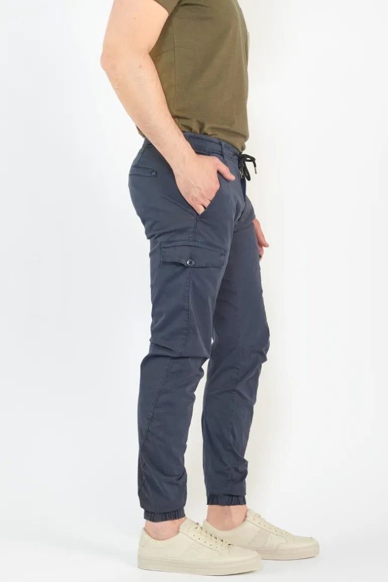 Le Temps des Cerises Pantalon Cargo Vedje Bleu Marine-Homme Pantalons & Chinos