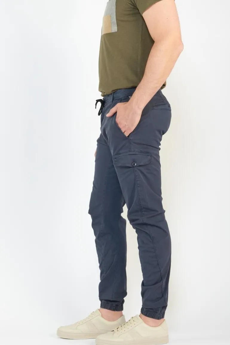 Le Temps des Cerises Pantalon Cargo Vedje Bleu Marine-Homme Pantalons & Chinos