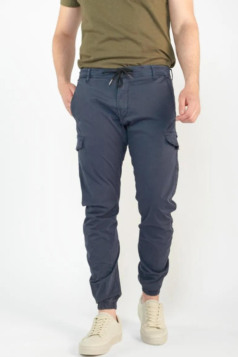 Le Temps des Cerises Pantalon Cargo Vedje Bleu Marine-Homme Pantalons & Chinos